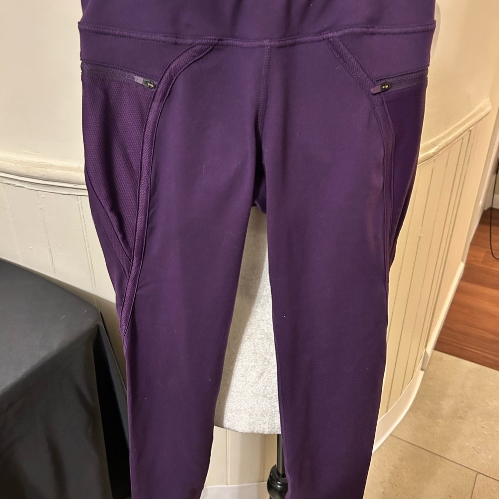 Hylete Purple Athletic Leggings Size Small